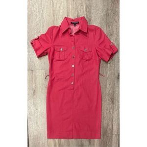 Sharagano Salmon Pink Jumper Vintage Women’s 4 Dress